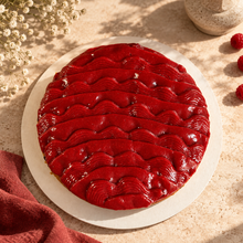 Le financier framboise