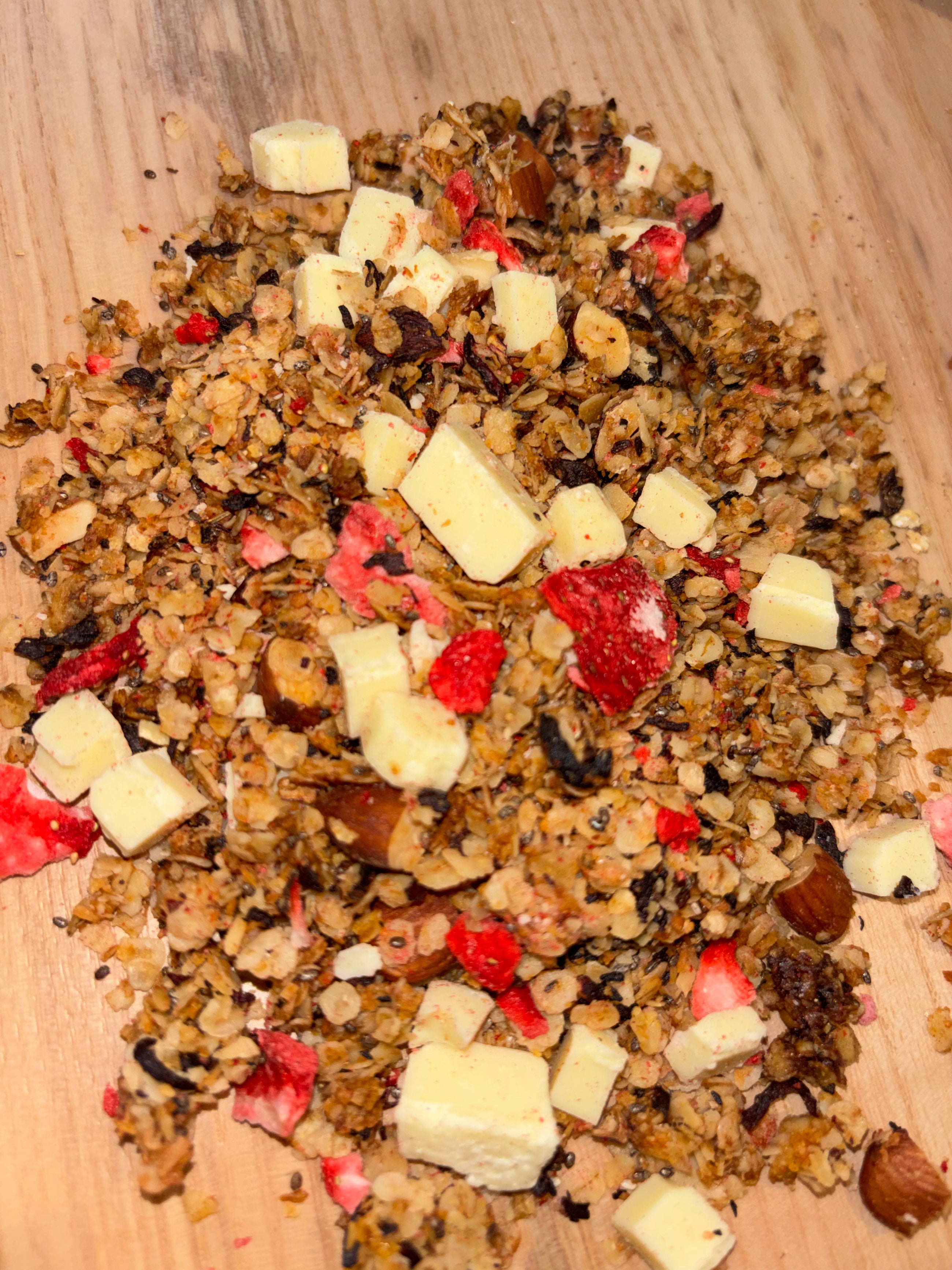 Granola croquant de fleur